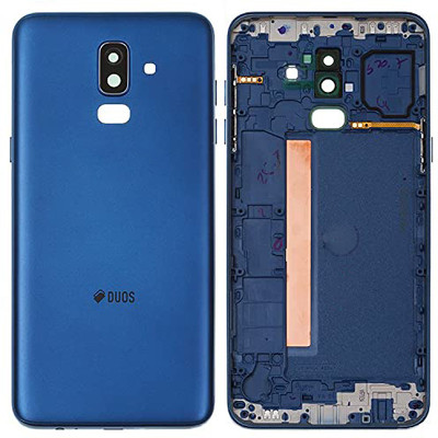imbi Samsung Galaxy J8, Samsung On8 2018 Model Power and Volume Button Camera Glass Full Panel(Blue)