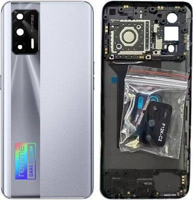 SRaccessories Realme X7 Max 5G (Housing Body) (Side Keys with Middle Body) Full Panel(Mercury Silver)