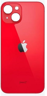 Sandreezz Apple iPhone 14 (Glass) Back Panel(Red)