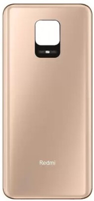 KezeMize Xiaomi Redmi Note 9 Pro (Glass) (with Proper Logo) Back Panel(Gold)