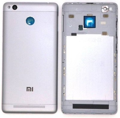 SRaccessories Xiaomi Mi 3s Prime Back Panel(Silver)