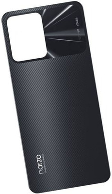 SRaccessories Realme Narzo 50A Prime Back Panel(Flash Black)