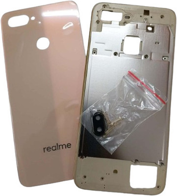 Sandreezz Realme 2 Pro (with Proper Logo) (With Middle Ring & Side Volume Power Buttons) Full Panel(Fiery Gold)