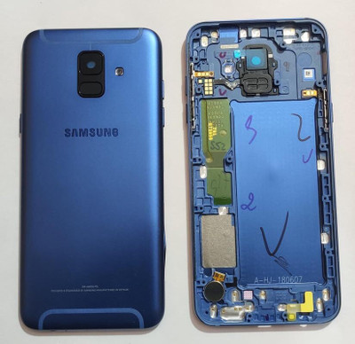 SPAREWARE SAMSUNG Back Door Panel Housing Body For Galaxy A6 -Blue Back Panel(Blue)