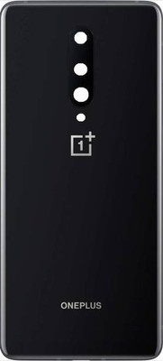 SRaccessories Oneplus 8 Glossy Glass Back Panel(Onyx Black)