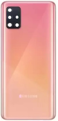 SRaccessories Samsung axy A71(with camera lens) Back Panel(pink)