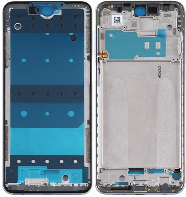 Sandreezz Xiaomi Redmi Note 9 Pro (Original Front Housing LCD Frame) Front Panel(Silver)