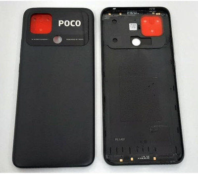 SPAREWARE REDMI Poco C40 -Black (ORIGINAL WITH HEAT & SINK GASKET) Back Panel(Black)
