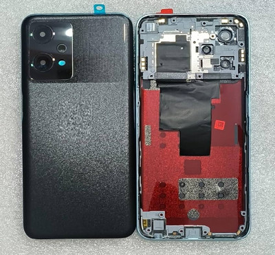 SPAREWARE Oneplus Oneplus Nord CE 2 Lite 5G -Black (MIDDLE RING + BACK PANEL) Back Panel(Black)