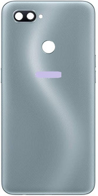 Kraze4blaze Oppo A12 (CPH2083) (With Proper Logo) Back Panel(Silver)