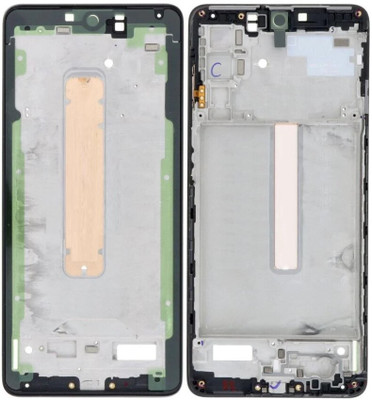 Sandreezz Samsung Galaxy M52 5G (Original Front Housing LCD Frame) Front Panel(Black)