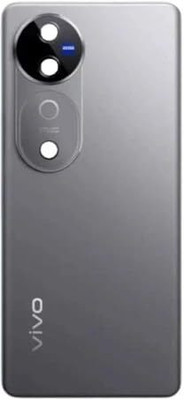 FixHub VIVO V40 PRO BACK GLASS BACK DOOR COMPATIBLE Back Panel(BLACK)