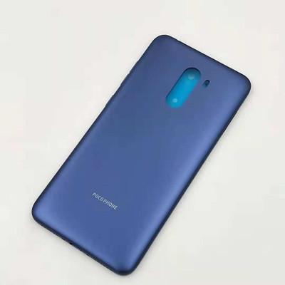 Flipkart SmartBuy POCO F1 Back Panel(Blue)
