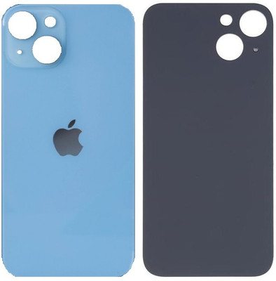 Kraze4blaze Apple iPhone 14 Plus (Best Quality)(With Proper Logo)(Glass) Back Panel(Blue)