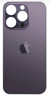 SRaccessories Apple iPhone 14 Pro Max (Glass) Back Panel(Deep Purple)
