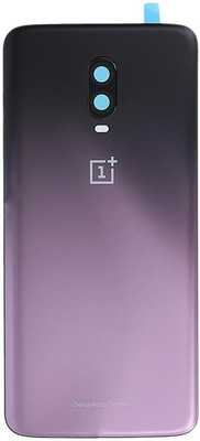 LEISURELIC ONEPLUS 6T (GLASS) WITH CAMERA RING GLASS Back Panel(PURPLE)