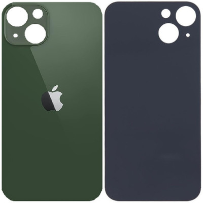 Kraze4blaze Apple iPhone 13 Mini (Best Quality)(With Proper Logo)(Glass) Back Panel(Green)