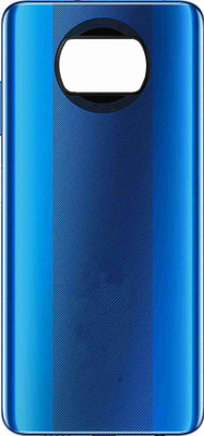 HNVIEW Poco X3 back panel compatible Back Panel(Blue)
