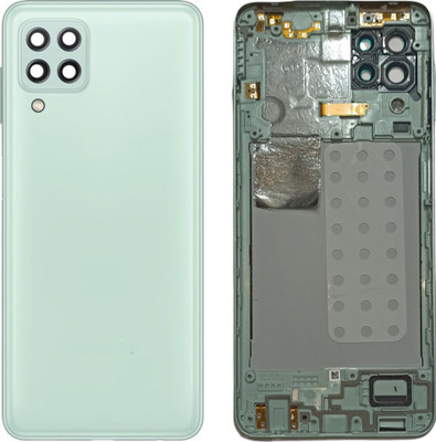 imbi Samsung Galaxy A22 4G Mobile Phone Panel With Network Antenna, Power and Volume Button Camera Glass Full Panel(Green)