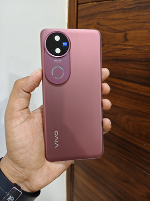 Srewingt SrewingT Vivo V50(Glass) Back Panel(Rose Red)