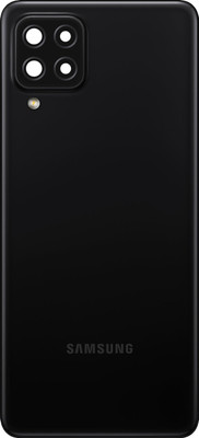HQP for Samsung Galaxy A22 4G ( SM-A225F SM-A225F/DS, SM-A225M, SM-A225M/DS ) [ With Pre Installed Adhesive Tape and Camera Glass ] Battery Back Door Replacement Back Panel(Black)