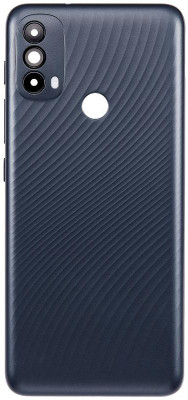 SRaccessories Motorola Moto E30 Back Panel(Grey)