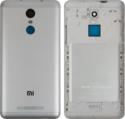 Shkiyo Redmi Mi Note 3 With Logo Premium Quality Back Panel(Silver)
