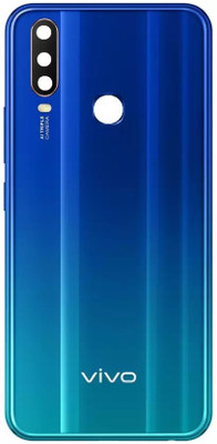 Flipkart SmartBuy Vivo Y15 With Side Volume & Power Buttons Camera Ring Glass Lens Back Panel(Aqua Blue)