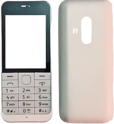 imbi Nokia 220 Mobile Phone Panel Front Back Body With Keypad Front & Back Panel(White)