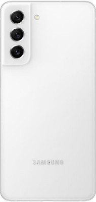 LEISURELIC SAMSUNG S21FE 5G WITH PROPER LOGO Back Panel(WHITE)