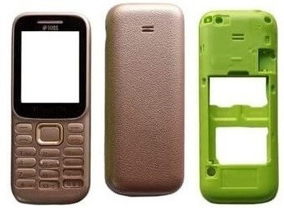 Pacificdeals Samsung Guru Music 2 B310e B310 Mobile Body Full Panel(Gold)