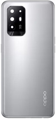 Sandreezz Oppo F19 Pro Plus 5G (With Middle Ring Camera Lens & Side Volume Power Buttons) Full Panel(Space Silver)