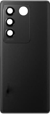 SPAREASP Vivo V27 Pro With Lens Black Back Panel(Black)
