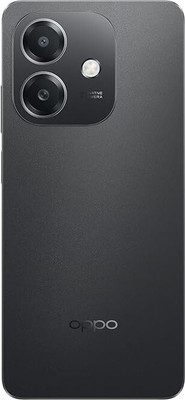 LEISURELIC OPPO A3X WITH CAMERA RING GLASS Back Panel(SPARKLE BLACK)