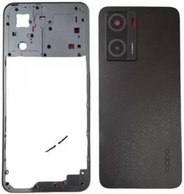Sandreezz Oppo A57e with Proper Logo (With Middle Ring Camera Lens & Side Volume Power Buttons) Full Panel(Glowing Black)
