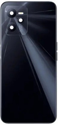 imbi Realme C35 Panel With Volume Button Camera Glass Full Panel(Black)