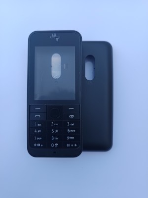 HS Enterprises NOKIA 220 nokia 220 BODY FROUNT & BACK Front & Back Panel(black)