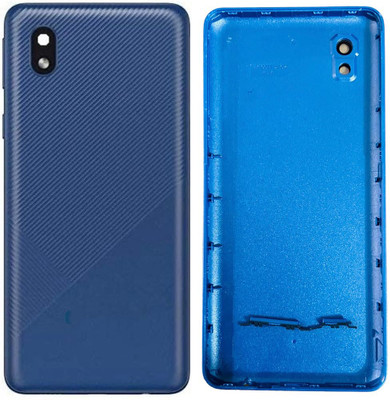 imbi Samsung Galaxy M01 Core Power and Volume Button Camera Glass Back Panel(Blue)