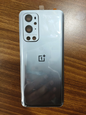 TrofT OnePlus OnePlus 9 pro(Glass) Back Panel(Silver)