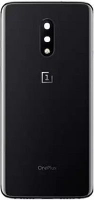 SRaccessories ONEPLUS 7 Original (Glass) WITH CAMERA LENS Back Panel(Black)