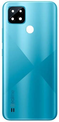 KezeMize Realme C21 (with Proper Logo) Back Panel(Blue)