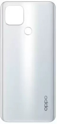 Sandreezz Oppo A15 (with Proper Logo) Back Panel(Fancy White)