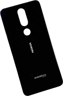 Shkiyo Nokia 7.1 / 7.1 Plus With Proper Logo Back Panel(Black)