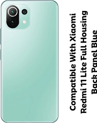Shkiyo Xiaomi Redmi 11 Lite Full Housing Body Back Panel Full Panel(Mint Green)