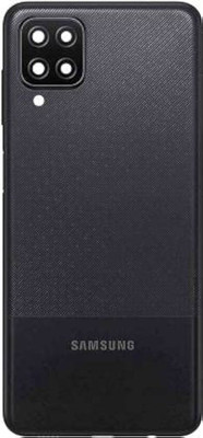 Farcry SAMSUNG GALAXY A12 WITH PROPER LOGO Back Panel(BLACK)