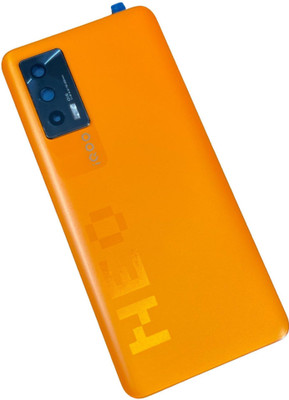 Flipkart SmartBuy IQOO 7 (5G) with Camera Ring Glass Lens Back Panel(Monster Orange)