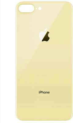 HQP for Apple iPhone 8 Plus ( A1864, A1897, A1898, , A1899 ) [ With LoGo & Pre Installed Adhesive Tape ] Battery Back Glass Door Replacement Back Panel(Gold)