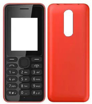 imbi Nokia 108 Dual Sim Model Front Back Body With Keypad Front & Back Panel(Red)