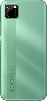 LEISURELIC REALME C11 WITH PROPER LOGO Back Panel(RICH GREEN)