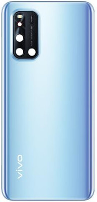 starware Panel_For_Vivo_V19_With_Lens_Silver Mobile Back Panel Back Glass Mobile Compatible with Vivo V19 with Camera Lens Back Panel(Silver)